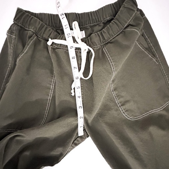 Utility Canvas Beach Pant cotton green - size Medium - Picture 5 of 9
